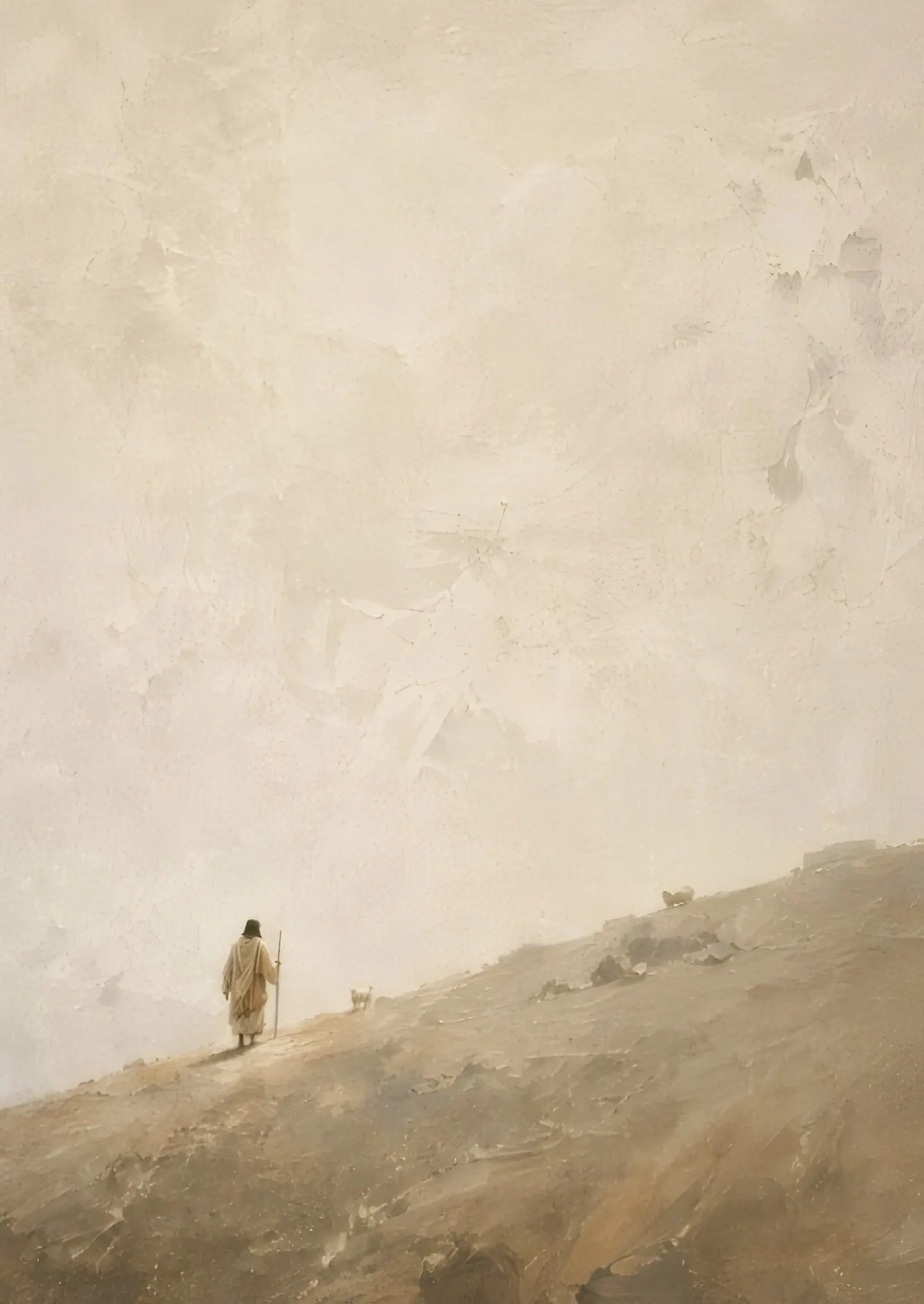 THE SEARCH, Lucas 15:4. Arte de la serie FOR THE ONE de PATMOS.