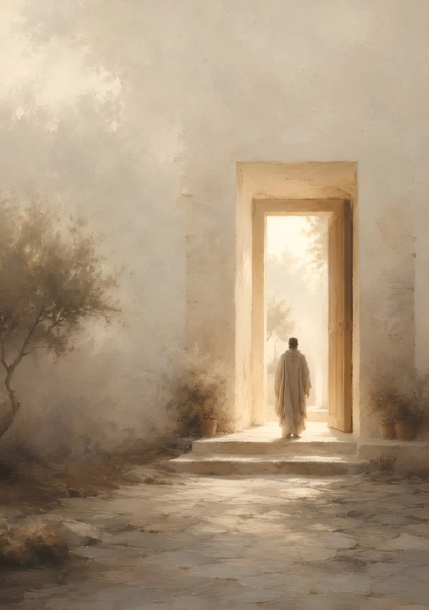 THE DOOR, Lucas 15:22–24. Arte de la serie HOME de PATMOS.
