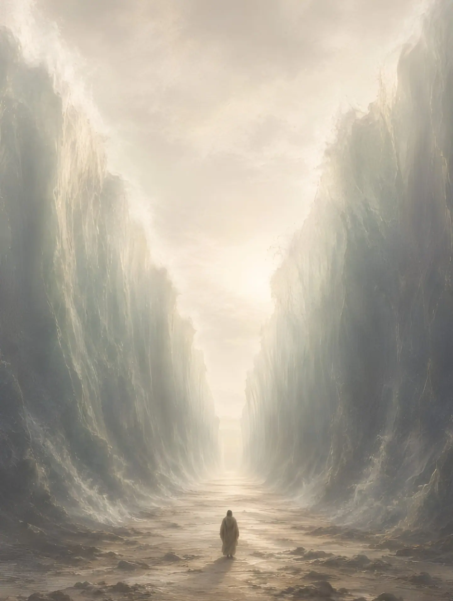 A WAY THROUGH, Éxodo 14:21–22. Arte de la serie WITH YOU de PATMOS.